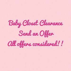 Baby Closet Clearance